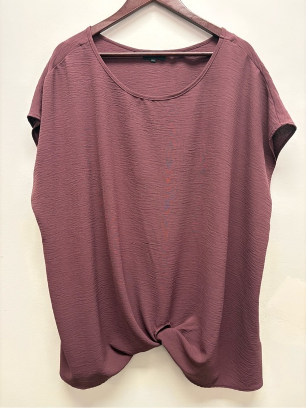 4 for $25 🌸 Warehouse One Mauve Twist Front Blouse 4X 🌸